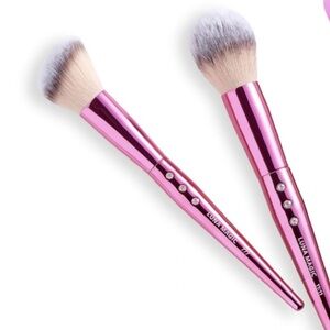 Luna Magic Luxury Pink Chrome Duo Makeup Brush